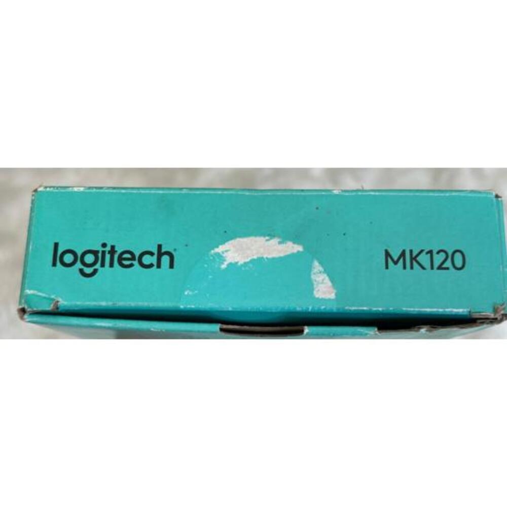 Logitech MK120 Plug & Play USB Keyboard & Mouse Black New Open Box Tested Works - Picture 6 of 7